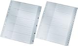 Produkt-Bild: Leitz 1285 Register Zahlen Plastik 1-10 10Blatt DIN-A5 16,5mmx21,0mm