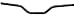 Pyramid Mountain Bike 3-1/2 inch Rise Alloy Black Handlebar