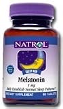 21PNZ1XBYGL. SL160  Natrol Melatonin    1 mg   180 Tablets