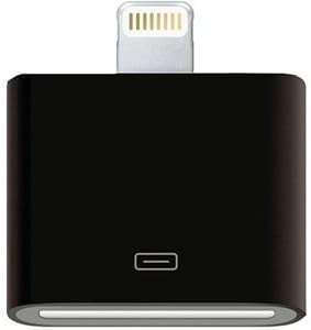 FINCO(TM)30 pin to 8 pin Charge & Sync Adapter Converter Compatible with iPhone 6, iPhone 5, iPad, iPad Mini, iPod Touch, iPod (BLACK)