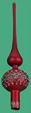 Small Red Finial 10 Ornament - set of 3