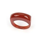 Barse Genuine Dark Carnelian Stone Ring, Size 7