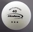 Table Tennis Balls - Dozen - Halex Premium 3-Star - Equipment