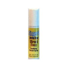 Singer's Saving Grace Soothing Throat Spray (Citrus & Honey), 0.25 Oz.