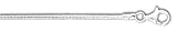 Sterling Silver 18 Inch X 2.0 mm Snake Chain Necklace - Italian