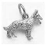 Dog German Shepherd Charm
