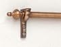 Quilt Racks Antique Brass, 9 foot Quilt Hanger Antique Brass Urn Finials