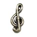 Whimsical Collection Treble Clef Knob