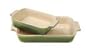Le Creuset Stoneware 1-1/4-Quart Rectangular Baker with Bonus 16-Ounce Rectangular Baker, Kiwi