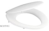 三栄水栓[SANEI] トイレ用品 便座 前丸便座 【PW903-W】