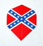5 Sets - CONFEDERATE FLAG - Hard Poly flights