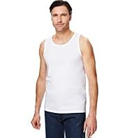 Pure Cotton Vest with Stay New™