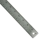 Westcott Stainless Steel Office Ruler With Non Slip Cork Base, 18