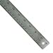 Westcott Stainless Steel Office Ruler With Non Slip Cork Base, 18"