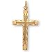 24K Gold over Sterling Silver Cross and 24-inch Chain