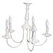 CH5WT 5 BRANCH WHITE TEXTURED CHANDELIER SUNLITE [ 4 PK ]