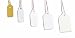 JEWELRY TAGS STRING 3/8X3/4 WHITE PVC BOX OF 1000