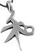 Chinese Harmony Character Pewter Pendant Necklace