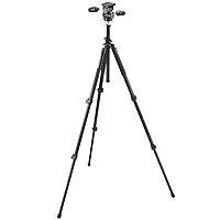 Bogen - Manfrotto 190XPROB Black Tripod Kit with 804RC2 3-Way Pan/Tilt Head & Tripod Case