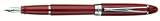 02124 AURORA B12/R-EF IPSILON DELUXE RED FOUNTAIN PEN 14KT GOLD NIB Extra Fine Nib