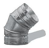Dura Vent 3 90 Degree Round Type B Gas Vent Elbow