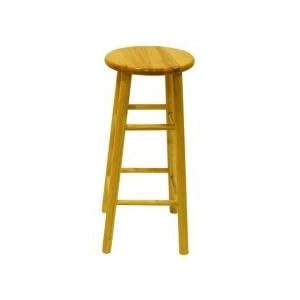 Winsome 81780 Natural Beechwood Bar Stool 30 Inch Assem Bevel Seat - Set Of 2 by Canon