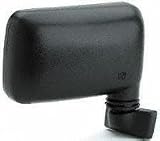 81-87 ISUZU PICKUP MIRROR RH (PASSENGER SIDE) TRUCK, Black, Standard Type (1981 81 1982 82 1983 83 1...