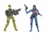 GI Joe 3.75" Hard Drive Vs. Baroness Valor Vs. Venom Action Figure 2-Pack