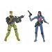 GI Joe 3.75" Hard Drive Vs. Baroness Valor Vs. Venom Action Figure 2-Pack