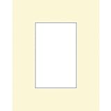 Savage ProMatte, Single 16 x 20 Photo Mat with 11 x 14 Opening, Bevel Cut, Acid Free, Single Color: Ivory