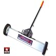 24" Magnetic Sweeper Pick-Up Tool for Concrete, Carpet or Grass - Quick-Release with Adjustable Sweep Height