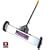 24" Magnetic Sweeper Pick-Up Tool for Concrete, Carpet or Grass - Quick-Release with Adjustable Sweep Height