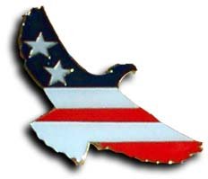 USA Eagle Cutout - Other Lapel Pins