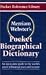 Merriam-Webster's Pocket Biographical Dictionary (Pocket Reference Library)