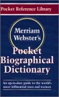 Merriam-Webster's Pocket Biographical Dictionary (Pocket Reference Library)