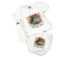 Tampa Bay Devil Rays 3 Piece Cotton Diaper ( Shirt and Sock Set)