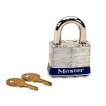 Laminated Steel Pin Tumbler Padlock - 1Ka Keyed 2469 Master Padlock
