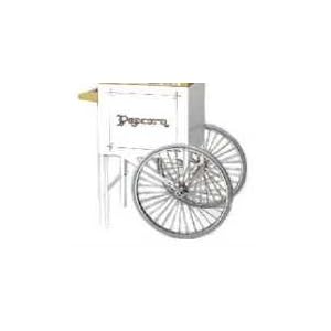 Gold Medal 2659CW White Popcorn Cart For 18