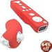 Nintendo Wii Remote and Nunchaku Controller Red Premium Silicone Skin Case Cover (Remote and Nunchaku NOT Included)