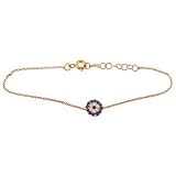 LOVE & LUCKY 14K Gold Vermeil Evil Eye Bracelet-FREE SHIPPING