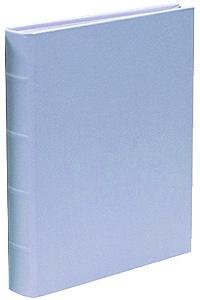 Baby-Blue eco-leather 12'' medium book-bound Album by Graphic Image - 9x12
