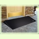Rubber Threshold Ramps with Beveled Edges Size: 2.5