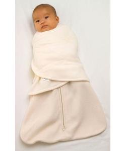 Halo SleepSack 2 in 1 Swaddle 100% Organic Natural 0-3m