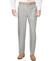 Collezione Luxury Active Waistband Easycare Trousers with Linen