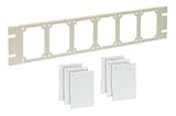 Universal Rack Panel Kit, Bone Color w/6 White Plastic Sub-Panels, Color: Bone/Wht.