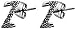 Celtic Letter Z Silver Tone Pewter Stud Earrings