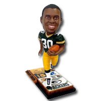 Green Bay Packers 2004 Ticket Base Ahman Green NFL Limited Edition Bobble Head Doll