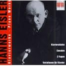 Hanns Eisler: Works For Piano