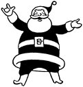 I Love You Santa Stamp