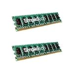SimpleTech Premium Brand - Memory - 4 GB ( 2 x 2 GB ) - DIMM 240-pin - DDR2 - 533 MHz / PC2-4200 - 1.8 V - unbuffered - non-ECC